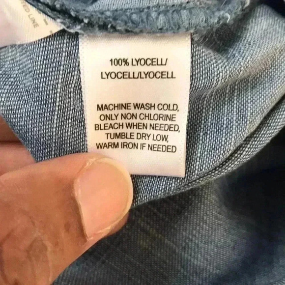 Ann Taylor Loft Chambray Romper Size 4 - Picture 5 of 6